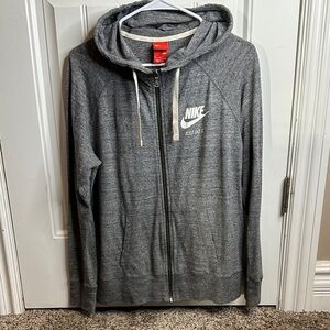Nike Charcoal Full-Zip Hoodie